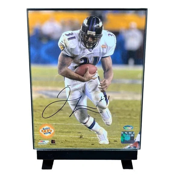 Jamal Lewis Signed Autographed Photo NFL Baltimore Ravens x 10 Picture  Framed